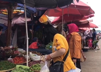 elang perayaan natal dan tahun baru, harga seluruh komoditi seperti cabai di pasar tradisional Bandar Lampung mulai merangkak naik drastis. Lampost.co/Andi Apriadi