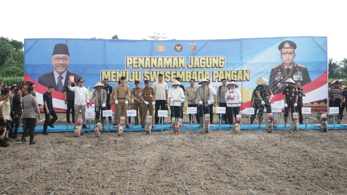 Polri Perkuat Ketahanan Pangan Nasional Termasuk di Lampung.Dok