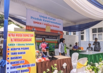 Tiga Kelompok Wirausaha SMKN 1 Abung Selatan Tampilkan Produk Unggulan