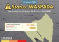 Badan Meteorologi Klimatologi dan Geofisika (BMKG) menyampaikan peringatan dini waspada dampak hujan wilayah Kabupaten Pesawaran. Dok BMKG