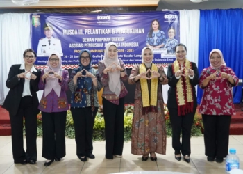 Ketua Tim Penggerak PKK Prov Lampung Bersama APJI