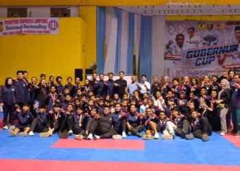 Lemkari Lampung Koleksi 8 Emas di Kejurda Karate Gubernur Cup V  