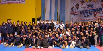 Lemkari Lampung Koleksi 8 Emas di Kejurda Karate Gubernur Cup V  