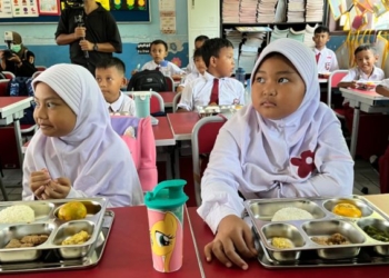 Ilustrasi makan bergizi gratis. Foto: Metrotvnews.com/Siti Yona.