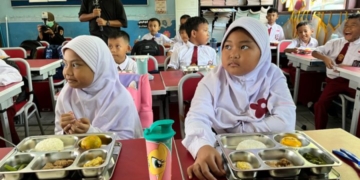 Ilustrasi makan bergizi gratis. Foto: Metrotvnews.com/Siti Yona.