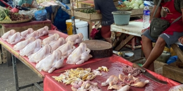 Harga Bahan Pokok Turun, Pasar Pasir Gintung Terpantau Masih Sepi