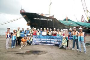 Pelindo Regional 2 Panjang Gelar Last Call 2025 dan First Call Ship 2026