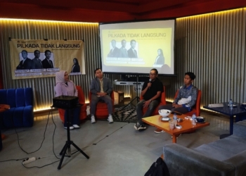 diskusi Pilkada Tidak Langsung: Menata Ulang Demokrasi dan Memutus Rantai Politik Uang" di Bandar Lampung, Kamis (22/1/2026).