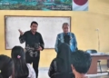 Kepala Bidang SMK Dinas Pendidikan dan Kebudayaan Provinsi Lampung, Sunardi, melakukan kunjungan kerja ke SMK Negeri 2 Bandar Lampung dalam kegiatan program KMV Ekskul.