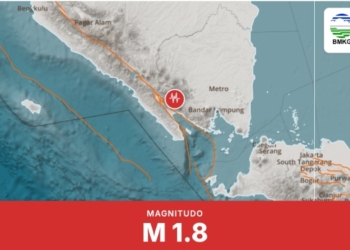 Badan Meteorologi Klimatologi dan Geofisika (BMKG) menyampaikan informasi gempa bumi di Kabupaten Tanggamus. Dok. BMKG