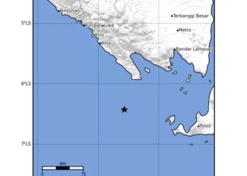 Badan Meteorologi Klimatologi dan Geofisika (BMKG) menyampaikan informasi gempa bumi di Kabupaten Tanggamus. Dok. BMKG