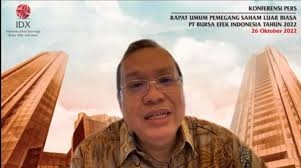 Direktur Utama PT Bursa Efek Indonesia (BEI) Iman Rachman resmi mengundurkan diri dari jabatannya.