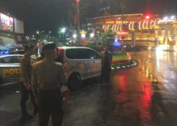 Polsek Teluk Betung Utara Polresta Bandar Lampung menggelar patroli malam dengan menyasar sejumlah pusat keramaian di wilayah hukumnya, Sabtu (17/1/2026). Dok Polsek TBU