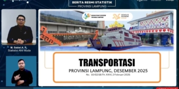 Pengguna Transportasi Penumpang di Lampung Meningkat