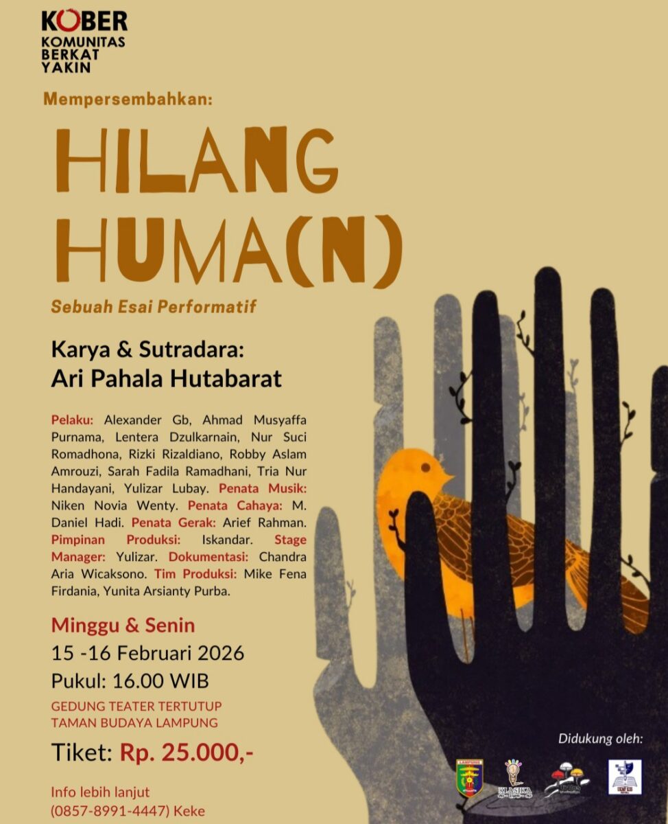 Pementasan Hilang Huma(n) Refleksi Ekologis Jelang Ramadan