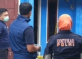 Polresta Bandar Lampung menggandeng Pusat Laboratorium Forensik (Puslabfor) Mabes Polri. Puslabfor melakukan olah tempat kejadian perkara, Rabu, 11 Februari 2026. Dok Lampost.co