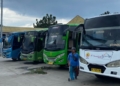 Suasana Terminal Tipe A Rajabasa, Bandar Lampung mengalami lonjakan menjelang Bulan Ramadan dan Libur Tahun Baru Imlek 2026, Sabtu, 14 Februari 2026. (Foto: Lampost.co / Fauzan Al Djabar)