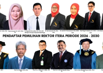 Para pendaftar Bakal Calon Rektor Institut Teknologi Sumatera (Itera). Dok Itera