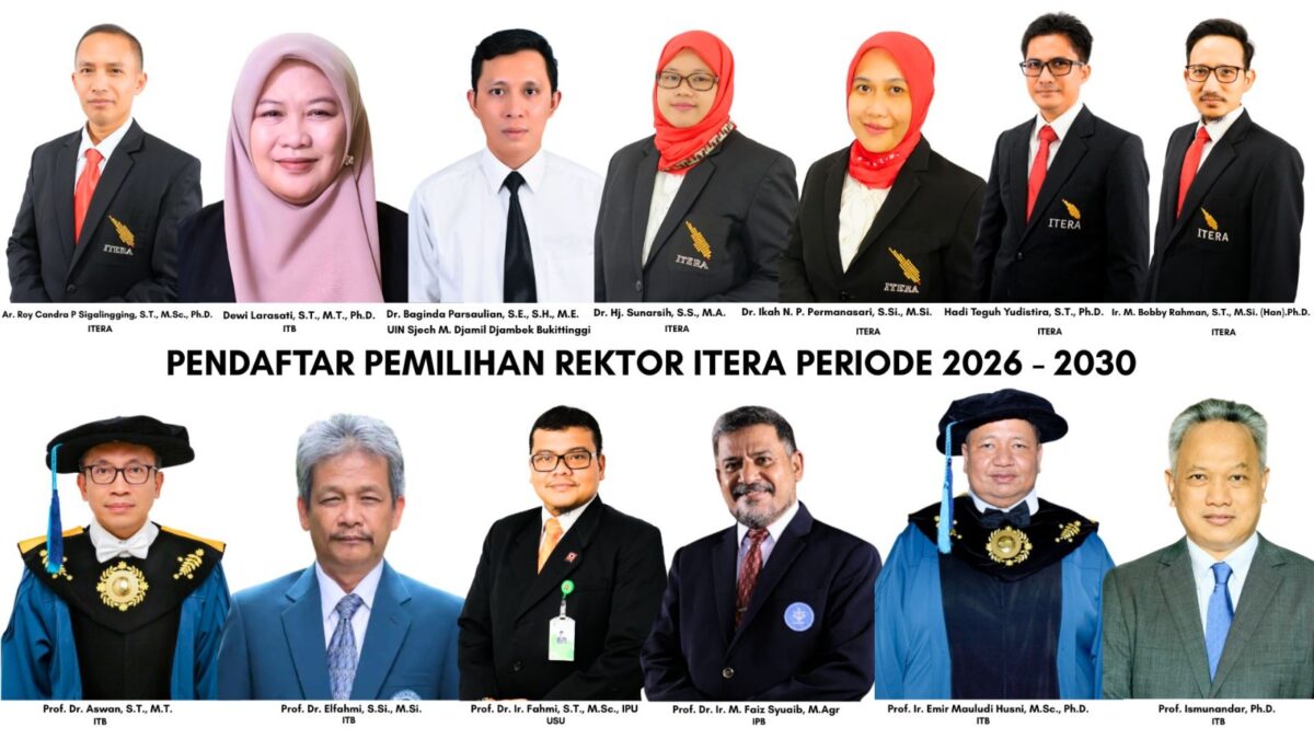 Para pendaftar Bakal Calon Rektor Institut Teknologi Sumatera (Itera). Dok Itera