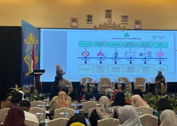 PT Sinergi Global Alkesindo Gandeng YKI Lampung Gelar Seminar Skrining Kanker Paru Berbasis AI