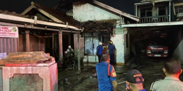 Pangkalan Gas Elpiji Terbakar di Jalan Sultan Agung Bandar Lampung