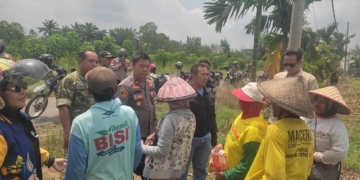 Polsek dan Koramil Tanjungbintang Gelar Patroli Besar Jelang Ramadan