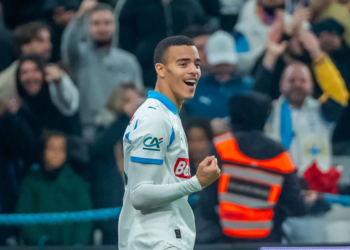 Penyerang sayap Marseille Mason Greenwood