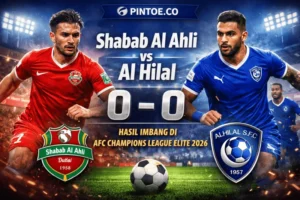 Shabab Al-Ahli Tahan Imbang Al-Hilal 0-0 di Liga Champions Asia Elite 2026