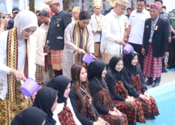Jelang Ramadan, Pemkab Lampung Tengah Gelar Turun Mandi Blangikhan