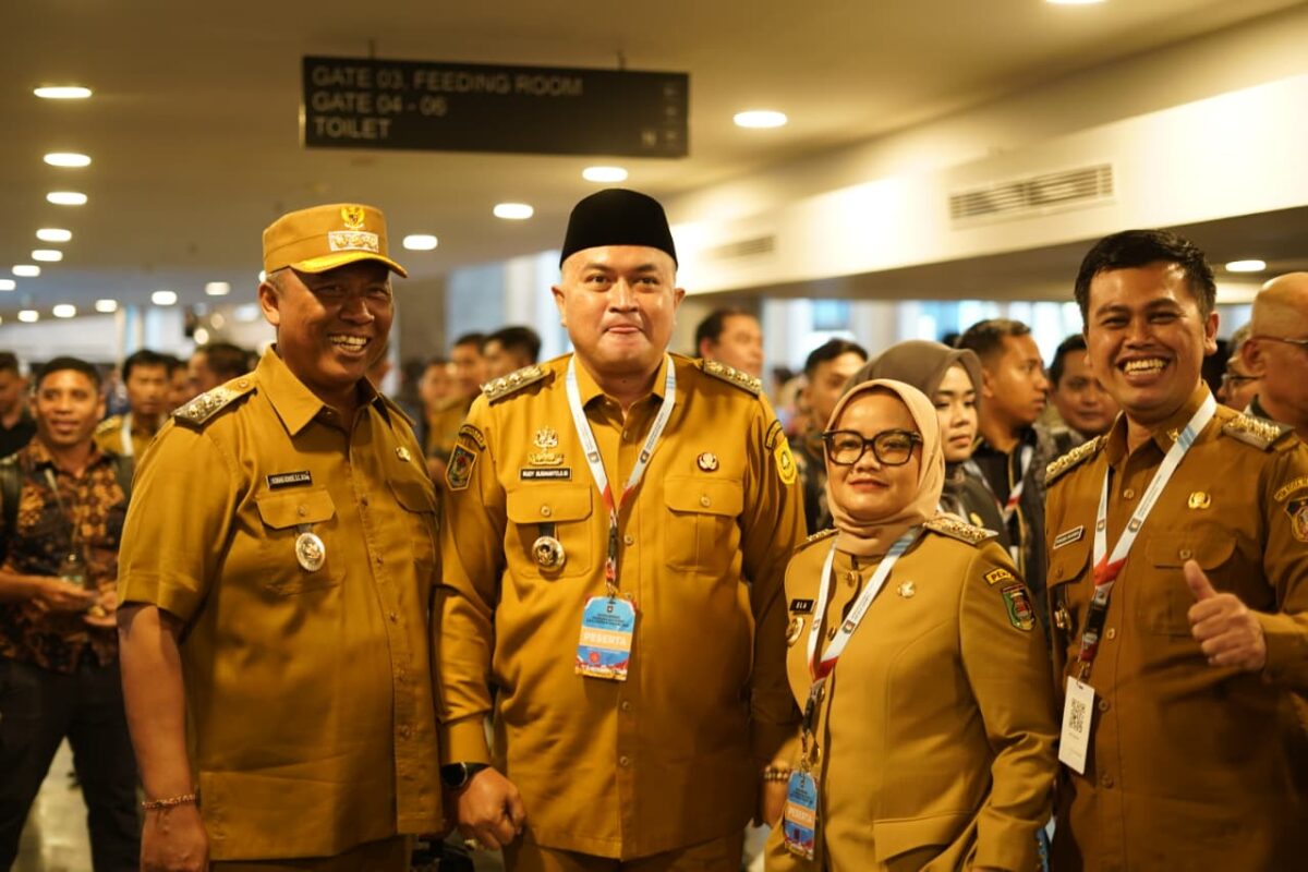 Pelaksana Tugas (Plt) Bupati Lampung Tengah, I Komang Koheri, menghadiri Rapat Koordinasi Nasional (Rakornas) Pemerintah Pusat dan Daerah Tahun 2026 yang digelar Kementerian Dalam Negeri (Kemendagri) di Sentul International Convention Center (SICC), Kabupaten Bogor, Jawa Barat, Senin (2/2/2026).
