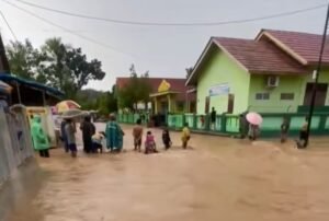 Luapan Anak Sungai Penyebab Banjir di Pringsewu