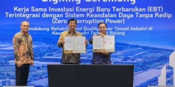 Penandatanganan nota kesepahaman dan Non-Disclosure Agreemet (NDA) oleh PT JPEN dengan KITB, di Jumat, 27 Februari 2026.