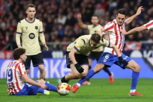 Leg I Semifinal Copa del Rey, Atletico Sikat Barcelona 4-0