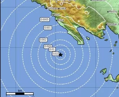 Badan Meteorologi Klimatologi dan Geofisika (BMKG) menyampaikan informasi gempa bumi. Dok BMKG