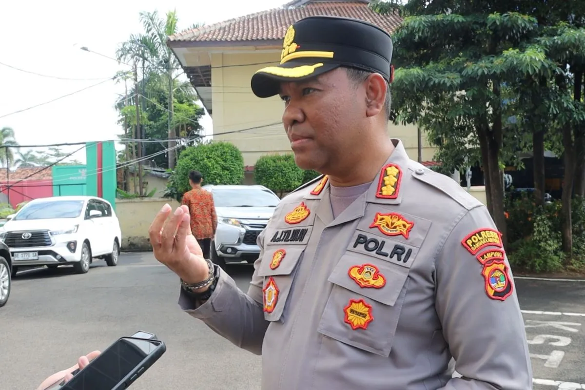 Kapolresta Bandarlampung Kombes Pol Alfret Jacob Tilukay