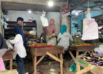 Harga Cabai dan Bawang di Pasar Tempel Waydadi Mengalami Penurunan