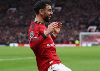 selebrasi Bruno Fernandes