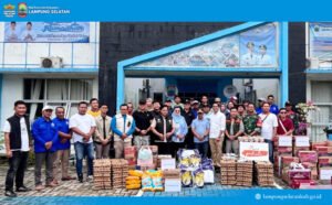 1.175 KK Korban Banjir di Empat Kecamatan Terima Bantuan dari Pemkab Lamsel
