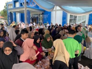 Warga Way Huwi Serbu Gerakan Pangan Murah Pemprov Lampung