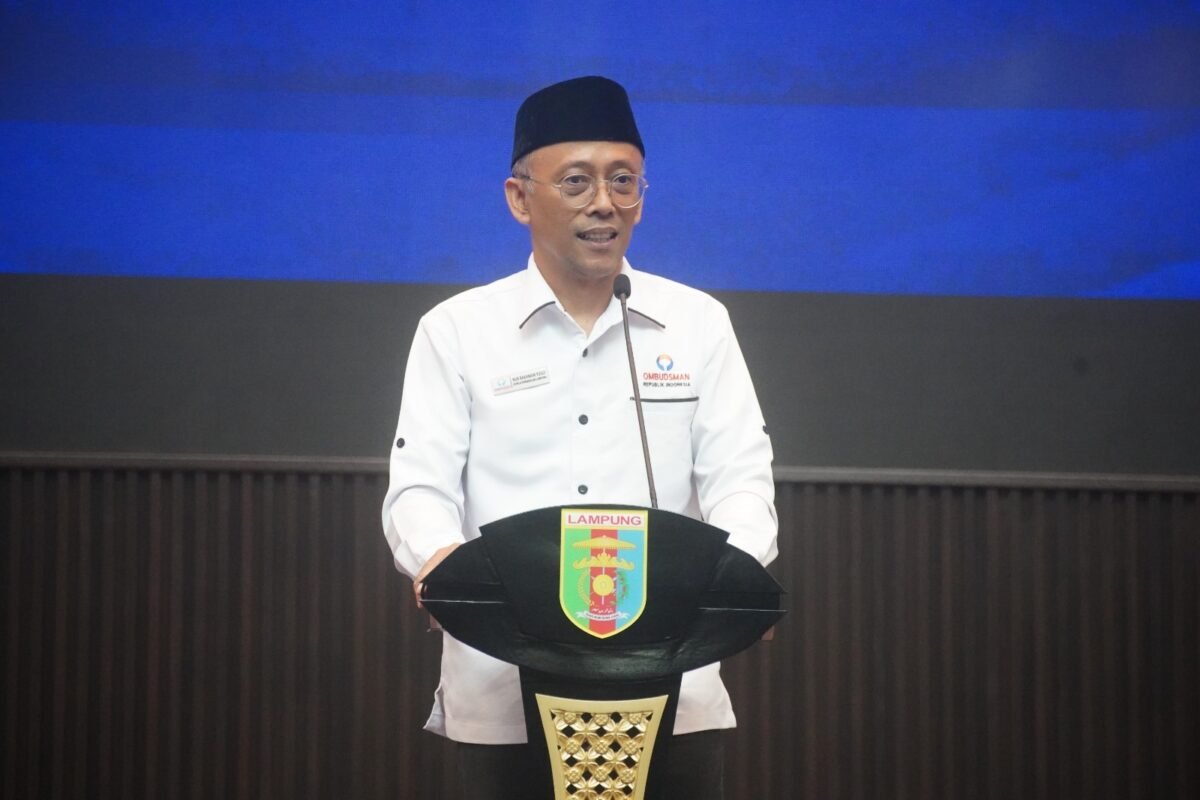 Kepala Perwakilan Ombudsman Lampung, Nur Rakhman Yusuf. Dok Ombudsman