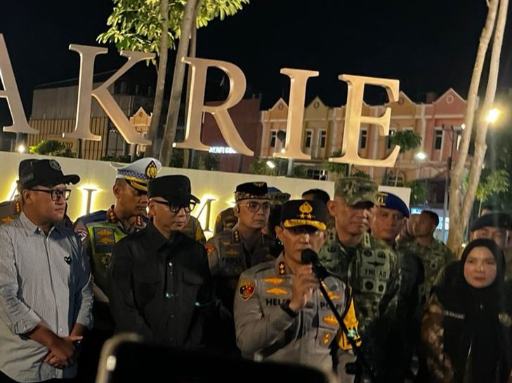Polda Lampung Terjunkan 3.900 Personel Gabungan Amankan Malam Takbiran