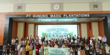PT Gunung Madu Plantations Santuni 110 Anak Yatim Piatu dari Lima Desa Sekitar Perusahaan
