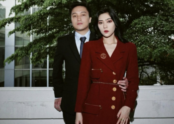 Isyana Sarasvati dan suami