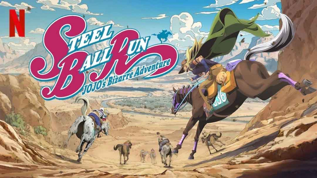 Anime Netfil maret 2026 (JoJo’s Bizarre Adventure Steel Ball Run)
