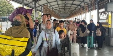 Kontribusi Pekerja Pabrik asal Lampung Mendominasi Mobilisasi Lebaran 2026