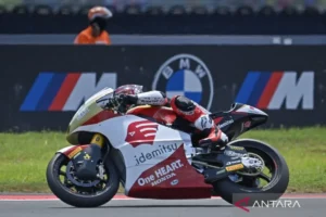 Mario Aji Gagal Finis Saat Berburu Poin di Moto2 Amerika Serikat 2026