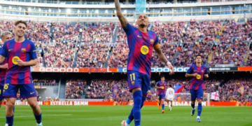 Penyerang Barcelona, Raphinha (11)