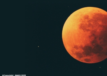 Fenomena astronomi Gerhana Bulan Total (GBT). Dok BMKG 2025