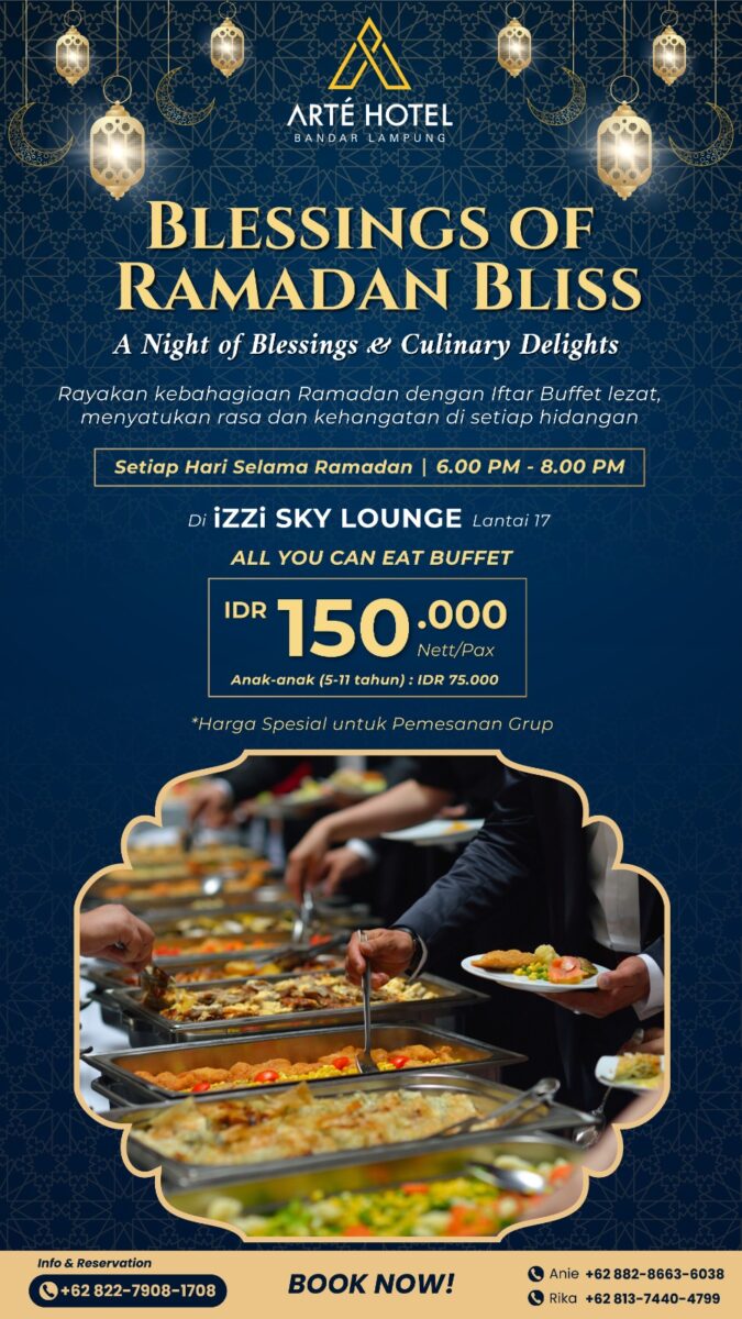 Paket berbuka puasa Arte Hotel Bandar Lampung.