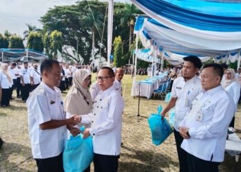 Korpri Provinsi Lampung Salurkan Bantuan Sembako kepada ASN Golongan I dan II
